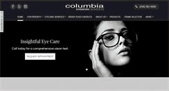 Desktop Screenshot of columbiavision.com